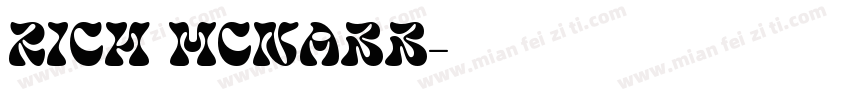 rich mcnabb字体转换